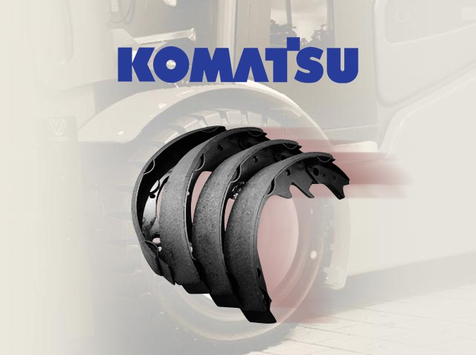 3EA3011450 (3EA-30-11450). Колодки для погрузчиков Komatsu
